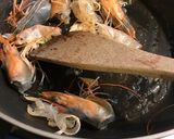 天使の海老でトマトスープパスタ作り方1写真