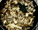 簡単♡豚肉&キノコの汁なしカレーうどん♪作り方4写真
