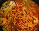 簡単!絶品!海老のトマトクリームパスタ作り方12写真