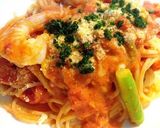 簡単!絶品!海老のトマトクリームパスタ作り方13写真