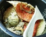 惰性ワタリガニの炊き込みご飯作り方8写真