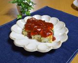 ふわふわ✨はんぺん入り豆乳キッシュ♪作り方5写真