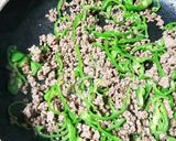 ピーマンとひき肉のそぼろ炒め作り方3写真