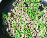 ピーマンとひき肉のそぼろ炒め作り方3写真