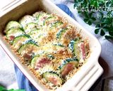 ツナ味噌マヨ☆ズッキーニボート♡作り方6写真