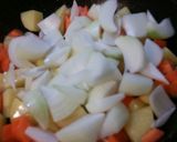 キタアカリで野菜スープ。作り方4写真