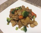 バカタレ れんこんと野菜の豚肉炒め作り方6写真