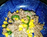 輸入牛で柔らかいおかず、小間切れ肉作り方1写真