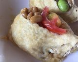 納豆とトマトの油揚げ煮作り方4写真