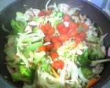 おさかなソーセージ入りトマトソースパスタ作り方2写真
