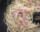 生クリーム不使用のカルボナーラ作り方8写真