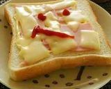 ハムチーズトースト☺朝食おやつ食パン簡単作り方6写真