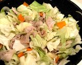 キャベツたっぷり♡うちの焼うどん！作り方3写真