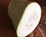 簡単！冬瓜(夕顔)のカニ風味炒め作り方1写真