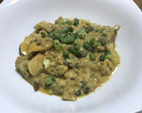 きのこと鶏挽き肉のクリーミー和風カレー作り方11写真