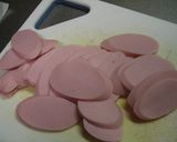 簡単おつまみ☆揚げソーセージ作り方1写真