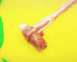 生ハムとスモークチーズの巻きとんかつ作り方2写真