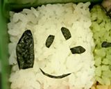 スヌーピー♪ハロウィン♪簡単キャラ弁作り方2写真