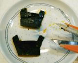 ミニオン♪１歳のお誕生日プレート☆作り方3写真