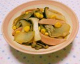 ＊簡単＊きのことお魚ソーセージ炒め作り方6写真