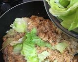 ガーリックレタスチャーハン作り方4写真