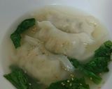 チルド餃子で簡単水餃子☆レタススープ☆作り方4写真