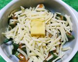 オクラのチーズ焼き作り方6写真