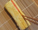 お弁当・おもてなしに☆ストライプ玉子焼き作り方7写真