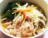 ツナとワカメのたぬき蕎麦♡作り方7写真