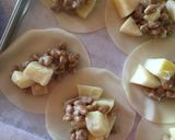 納豆とリンゴのシーザー焼き作り方3写真