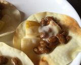 納豆とリンゴのシーザー焼き作り方4写真