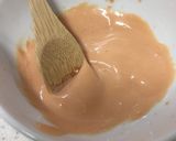 ストライプチーズでオーロラソースオムレツ作り方1写真