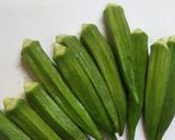 お惣菜風！オクラの胡麻和え作り方1写真