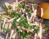 ひき肉と筍の中華炒め作り方3写真