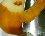 我が家の梨の切り方*♬೨̣̥作り方1写真