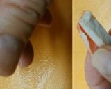 簡単手巻き！おいしくお手頃♪かにかま巻き作り方1写真