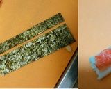 簡単手巻き！おいしくお手頃♪かにかま巻き作り方4写真