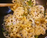 レンコン甘辛辛炒め。作り方6写真