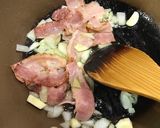 食欲がそそるベーコンとペンネ作り方5写真