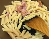 食欲がそそるベーコンとペンネ作り方6写真