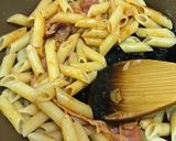 食欲がそそるベーコンとペンネ作り方7写真