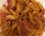 食欲がそそるベーコンとペンネ作り方9写真