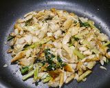 簡単！ホッケと小松菜のバターペッパー炒め作り方4写真
