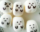ハロウィン＊簡単可愛い♪マシュマロおばけ作り方3写真