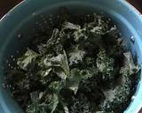 ケールの炒め物作り方1写真