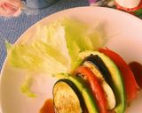 野菜タップリ⭐️ストライプハンバーグ❗️作り方4写真