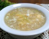 ふわふわふわ～な豆腐と卵のほっこりスープ作り方5写真