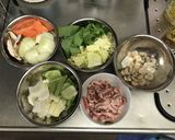 中華丼 卵かけ ５分間クッキング作り方1写真