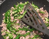 ピーマとひき肉炒め作り方3写真