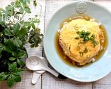 絶品！かに玉あんかけごはん（天津飯）♡作り方7写真